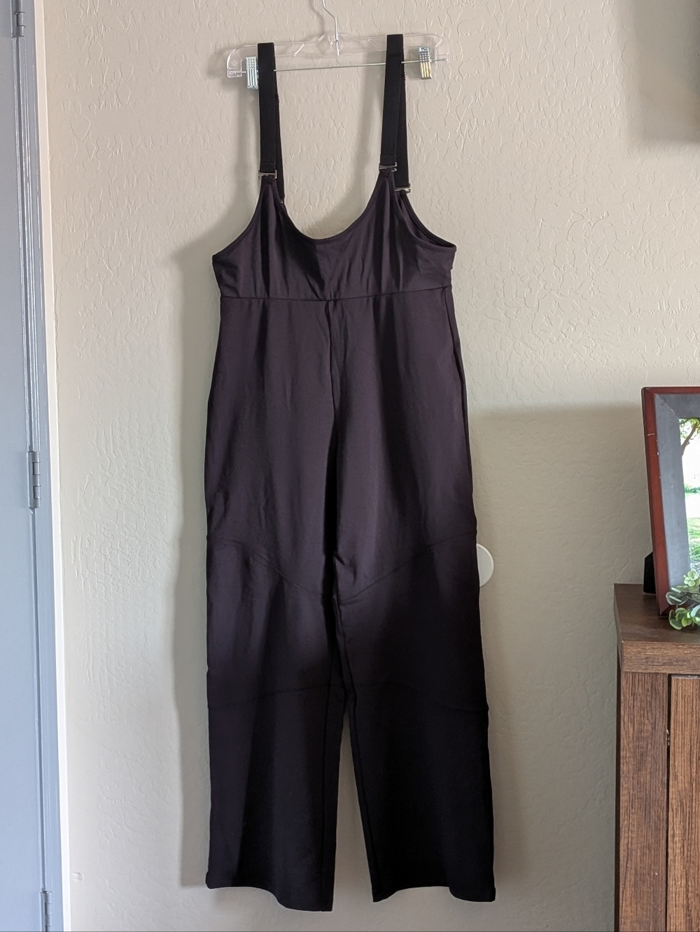 HALARA Black Jumpsuit Overalls with Adjustable Straps NWT
